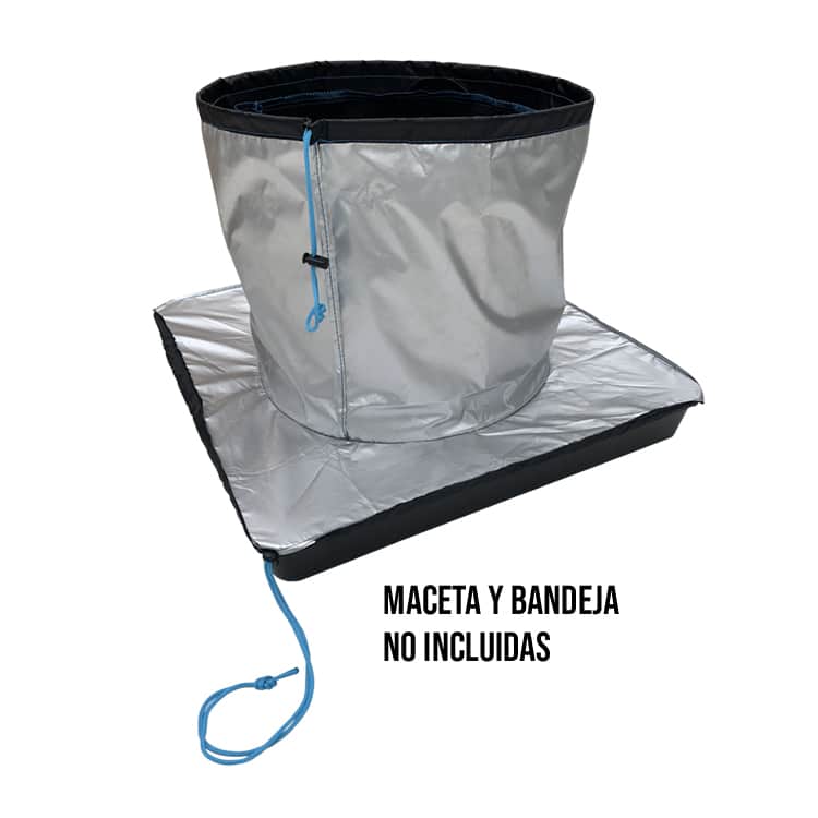 PlantSkirt – Cubierta Reflectante (para bandejas cuadradas de 60cm² o macetas de ø 45cm máx.)