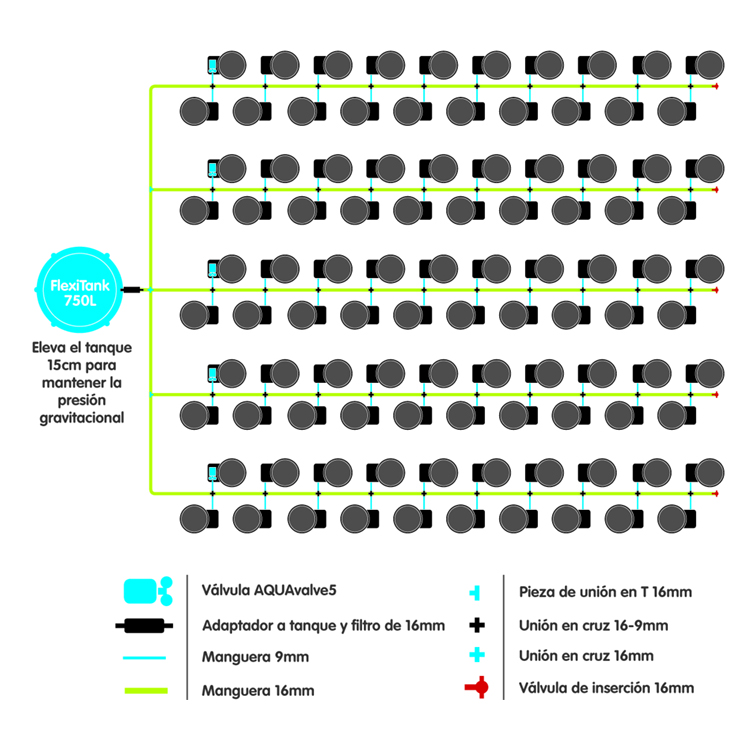 Sistema 100Pot XL FlexiPot - Imagen 4
