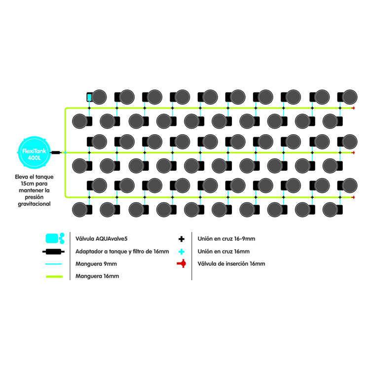 Sistema 60Pot XL FlexiPot - Imagen 4