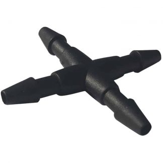 Pieza de unión en cruz 6mm (x1)